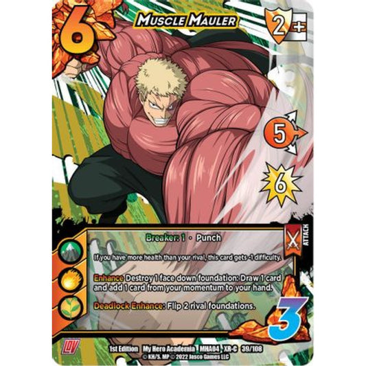 Muscle Mauler, 039/108, XR-C, UniVersus, MHA04 League of Villains