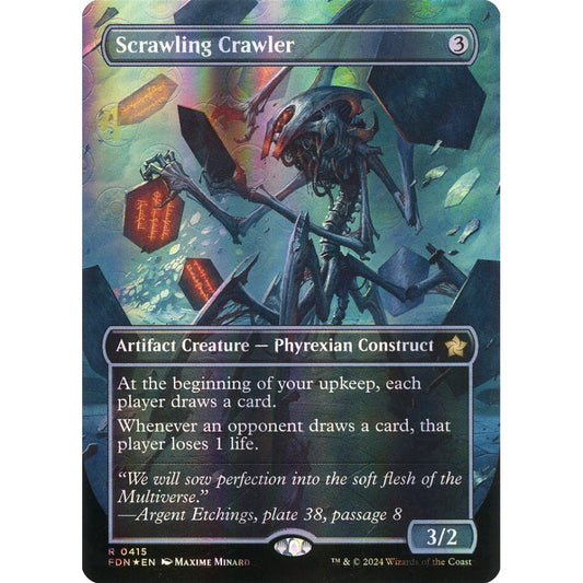 Scrawling Crawler, 415, rare, Magic: The Gathering, Foundations