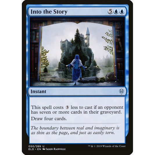 Into the Story uncommon 50 Magic the Gathering Throne of Eldraine