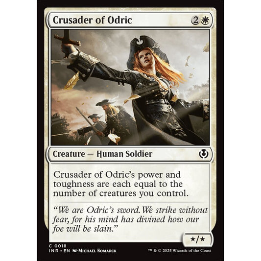 Crusader of Odric, 18, common, Magic: The Gathering, Innistrad Remastered