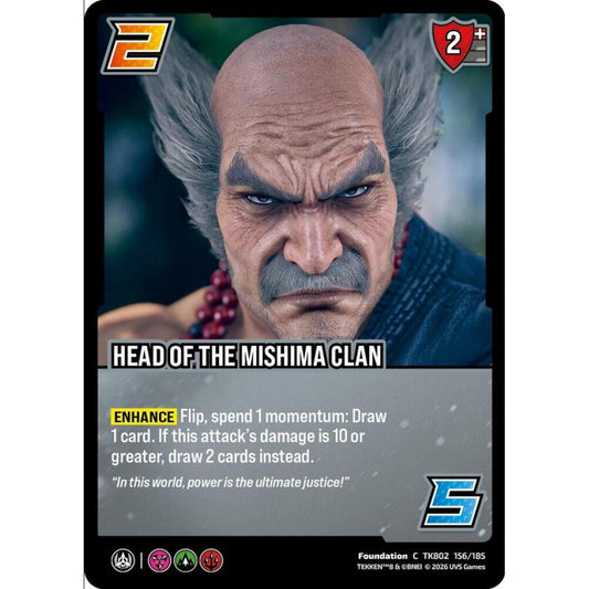 Head of the Mishima Clan 156/185 TK802 Universus Tekken 8 Foundation C