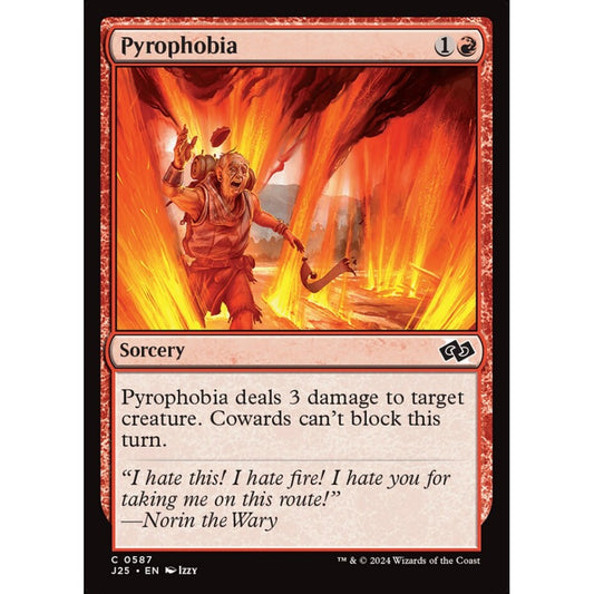 Pyrophobia, 587, common, Magic: The Gathering, Foundations Jumpstart