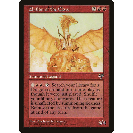 Zirilan of the Claw rare 204 Magic the Gathering Mirage