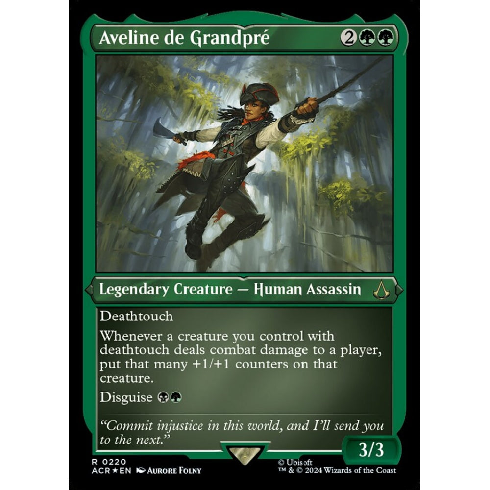 Aveline de Grandpré rare 220 Magic the Gathering Assassin's Creed
