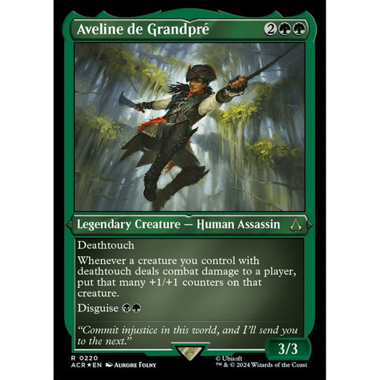 Aveline de Grandpré rare 220 Magic the Gathering Assassin's Creed