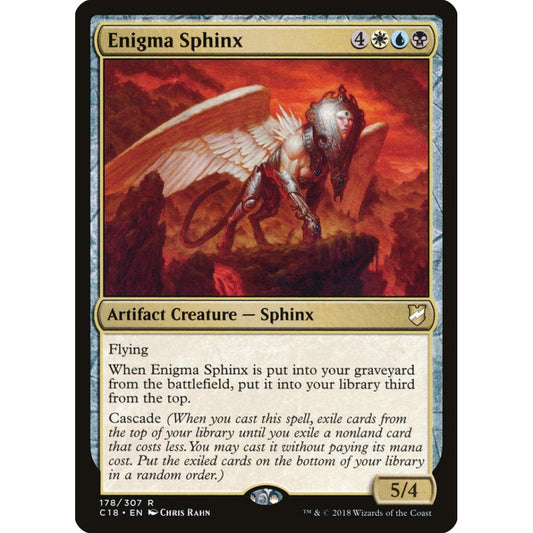 Enigma Sphinx rare 178 Magic the Gathering Commander 2018