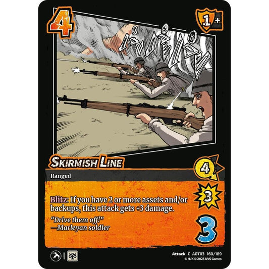 Skirmish Line 160/189 AOT03 Universus Attack on Titan: Apocalypse Attack C
