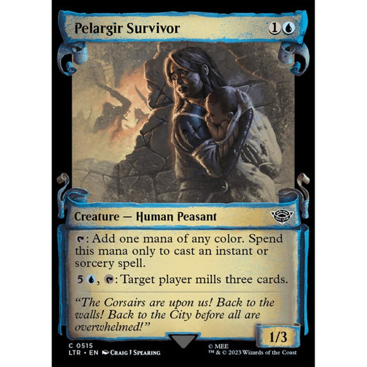 Pelargir Survivor, common, 515, Magic the Gathering, The Lord of the Rings: Tales of Middle-earth