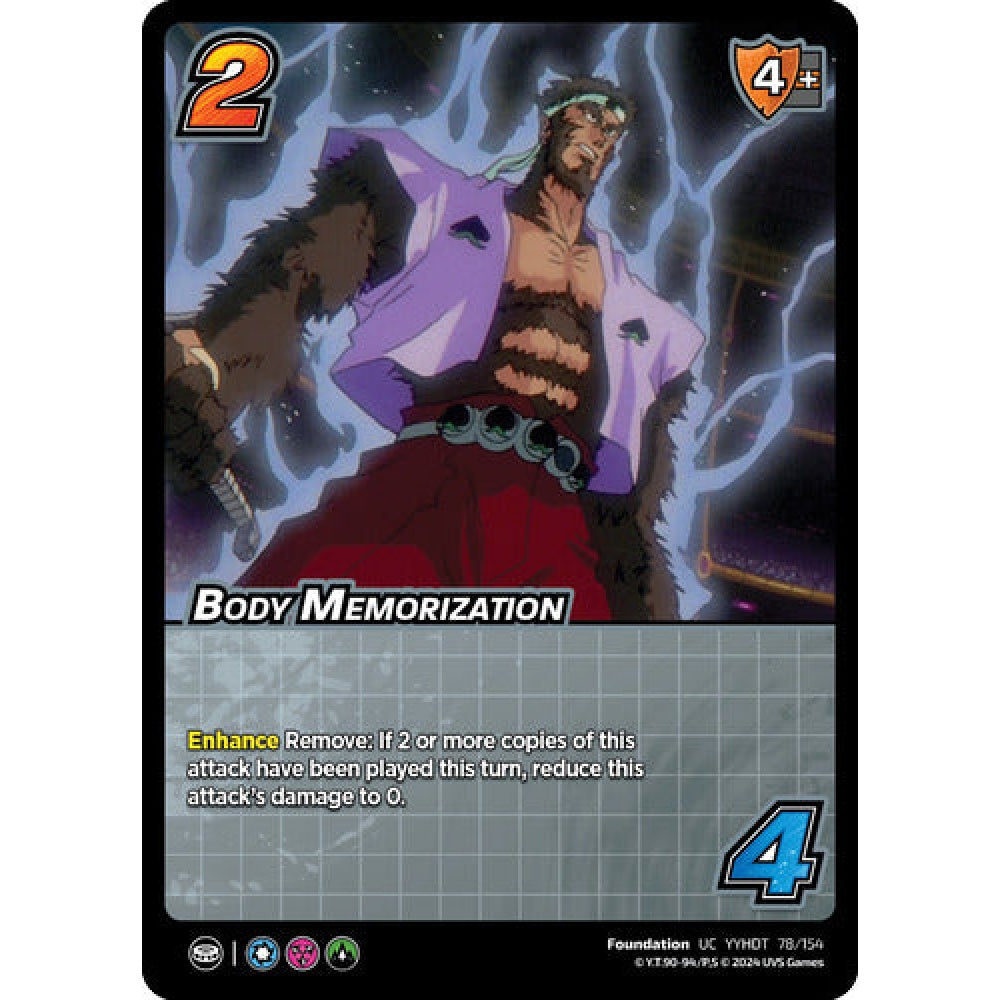 Body Memorization, 78/154, UC, UniVersus, Yu Yu Hakusho: Dark Tournament