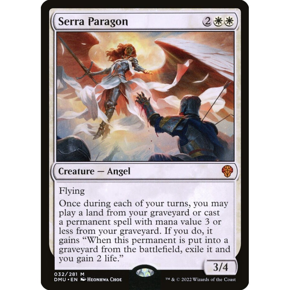 Serra Paragon mythic 32 Magic the Gathering Dominaria United
