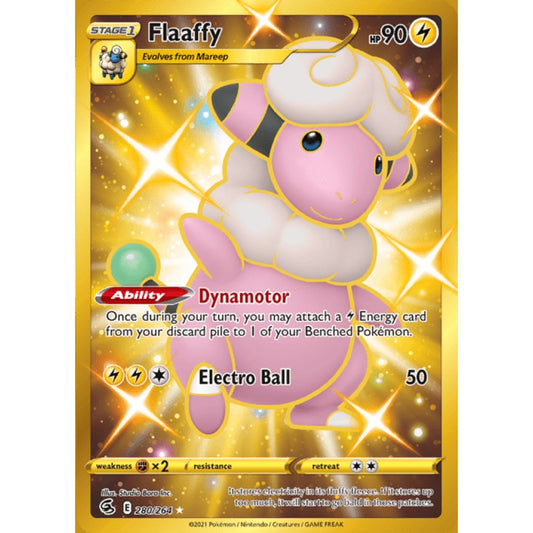 Flaaffy Secret Rare 280/264 Pokemon Card Game Fusion Strike