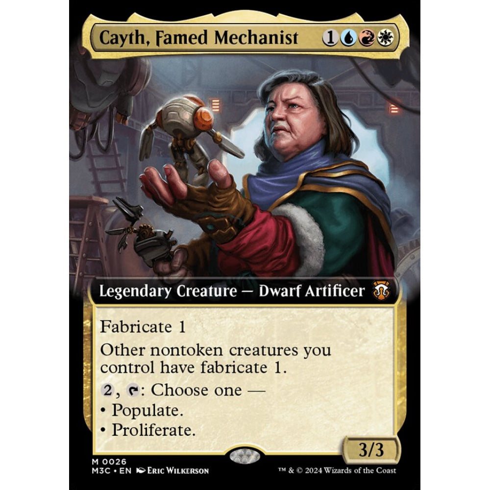 Cayth, Famed Mechanist, 26, mythic, Magic: The Gathering, Modern Horizons 3