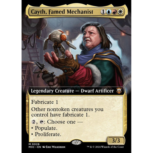 Cayth, Famed Mechanist, 26, mythic, Magic: The Gathering, Modern Horizons 3