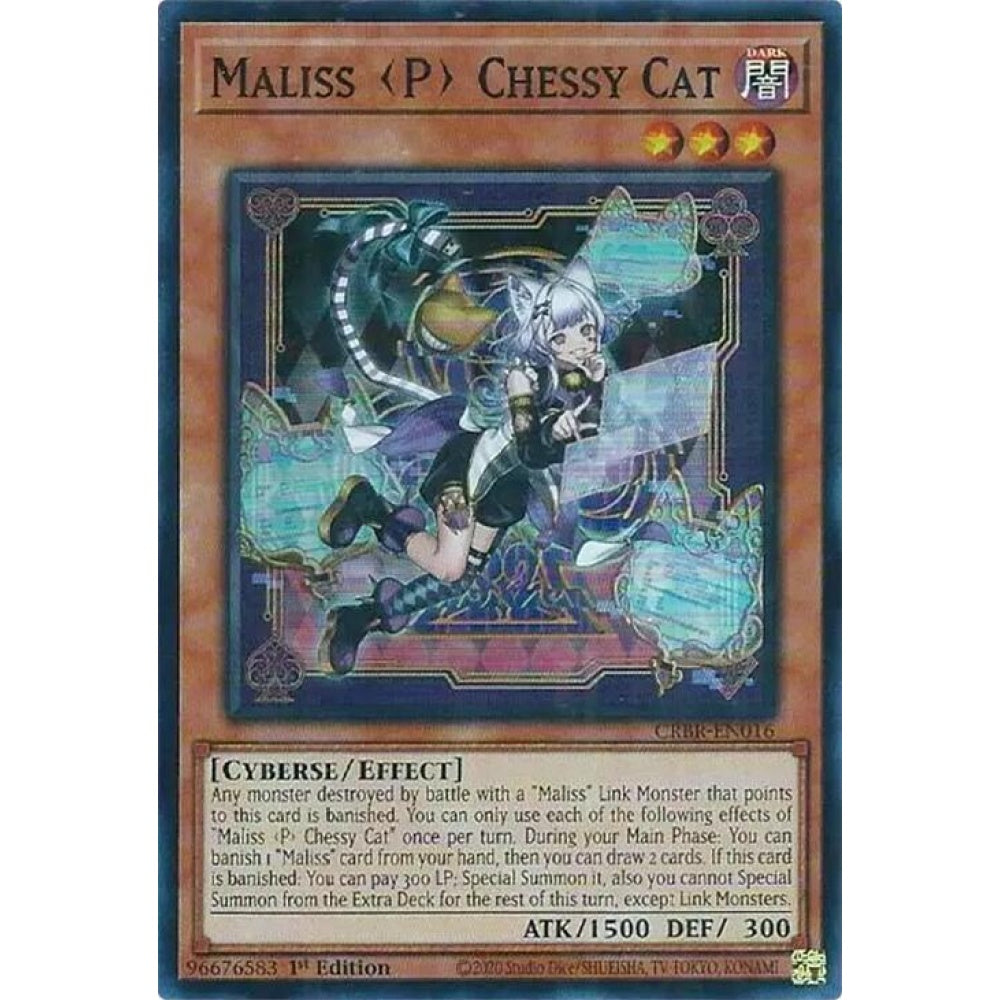 Maliss P Chessy Cat CRBR-EN016 Super Yu-Gi-Oh Crossover Breakers