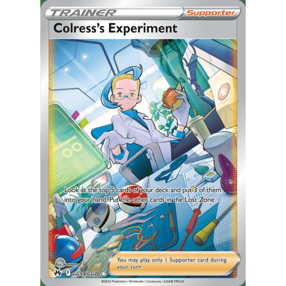 Colress's Experiment Full Art GG59/GG70 Pokemon Card Game Crown Zenith