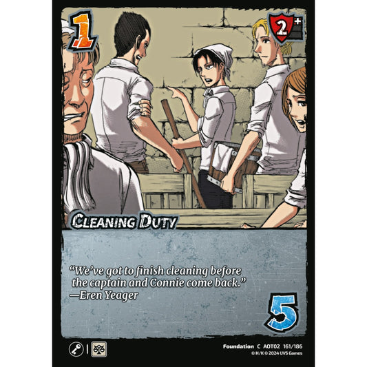 Cleaning Duty, 161/186, AOT02, Universus, Attack on Titan: Origins of Power, Foundation, C
