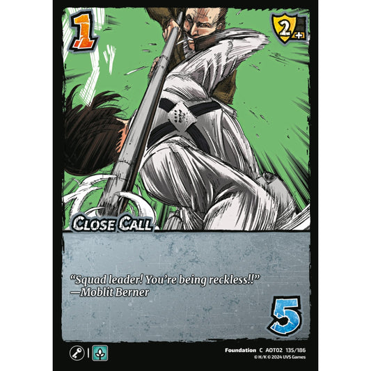 Close Call, 135/186, AOT02, Universus, Attack on Titan: Origins of Power, Foundation, C