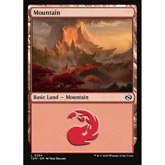 Mountain common 284 Magic the Gathering Tarkir: Dragonstorm