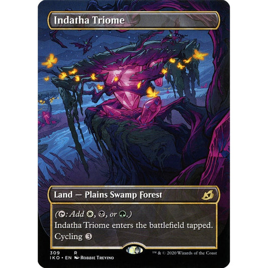 Indatha Triome rare 309 Magic the Gathering Ikoria: Lair of Behemoths