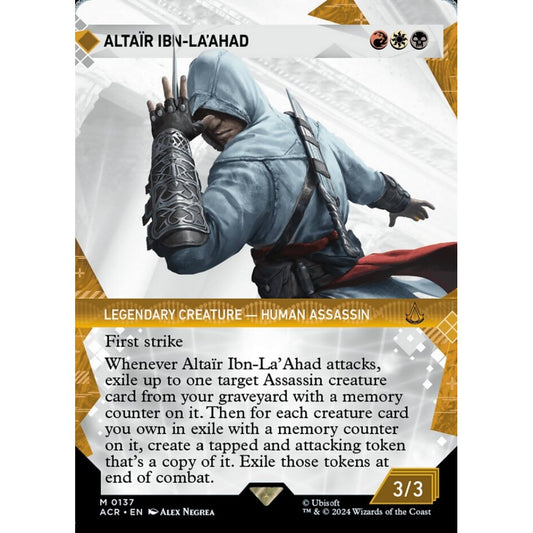 Altaïr Ibn-La'Ahad mythic 137 Magic the Gathering Assassin's Creed