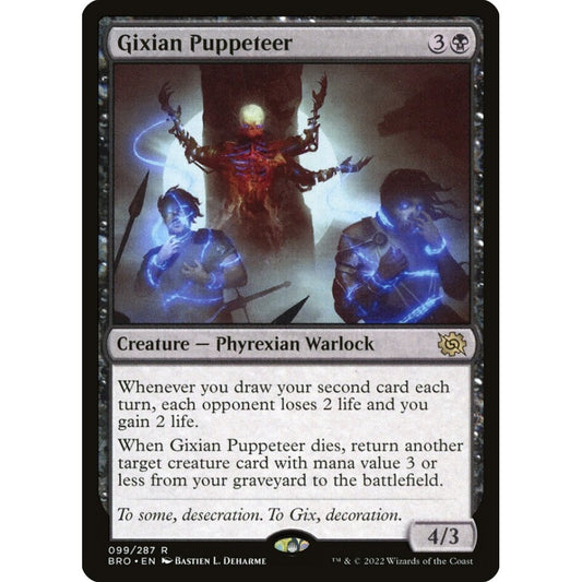 Gixian Puppeteer rare 99 Magic the Gathering The Brothers' War