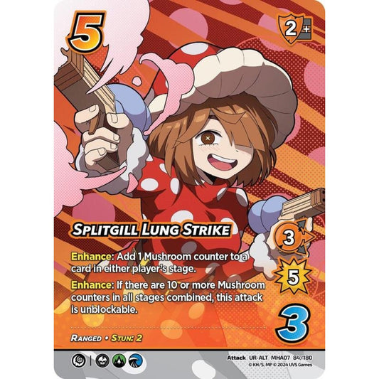 Splitgill Lung Strike, 84/180, UR-ALT, UniVersus, MHA07 Girl Power