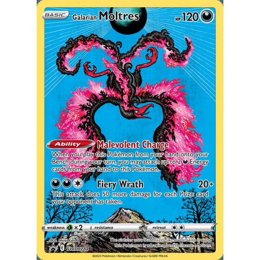 Galarian Moltres Black Star Promo SWSH284 Pokemon Card Game Sword & Shield Promos