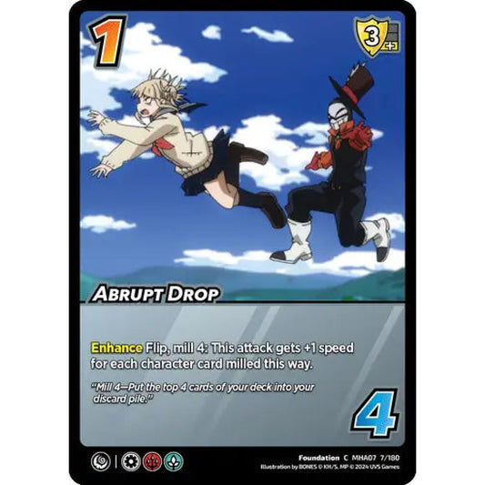 Abrupt Drop, 7/180, C, UniVersus, MHA07 Girl Power