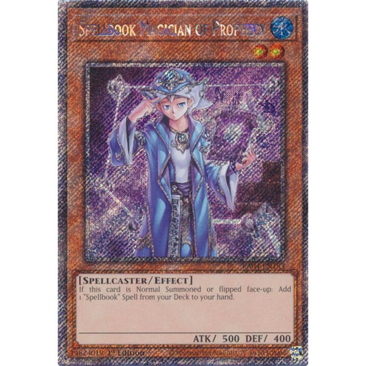 Spellbook Magician of Prophecy (Platinum Secret Rare) RA04-EN183 Platinum Rare Yu-Gi-Oh Quarter Century Stampede
