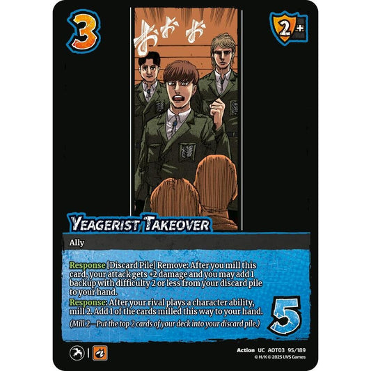 Yeagerist Takeover 95/189 AOT03 Universus Attack on Titan: Apocalypse Action UC