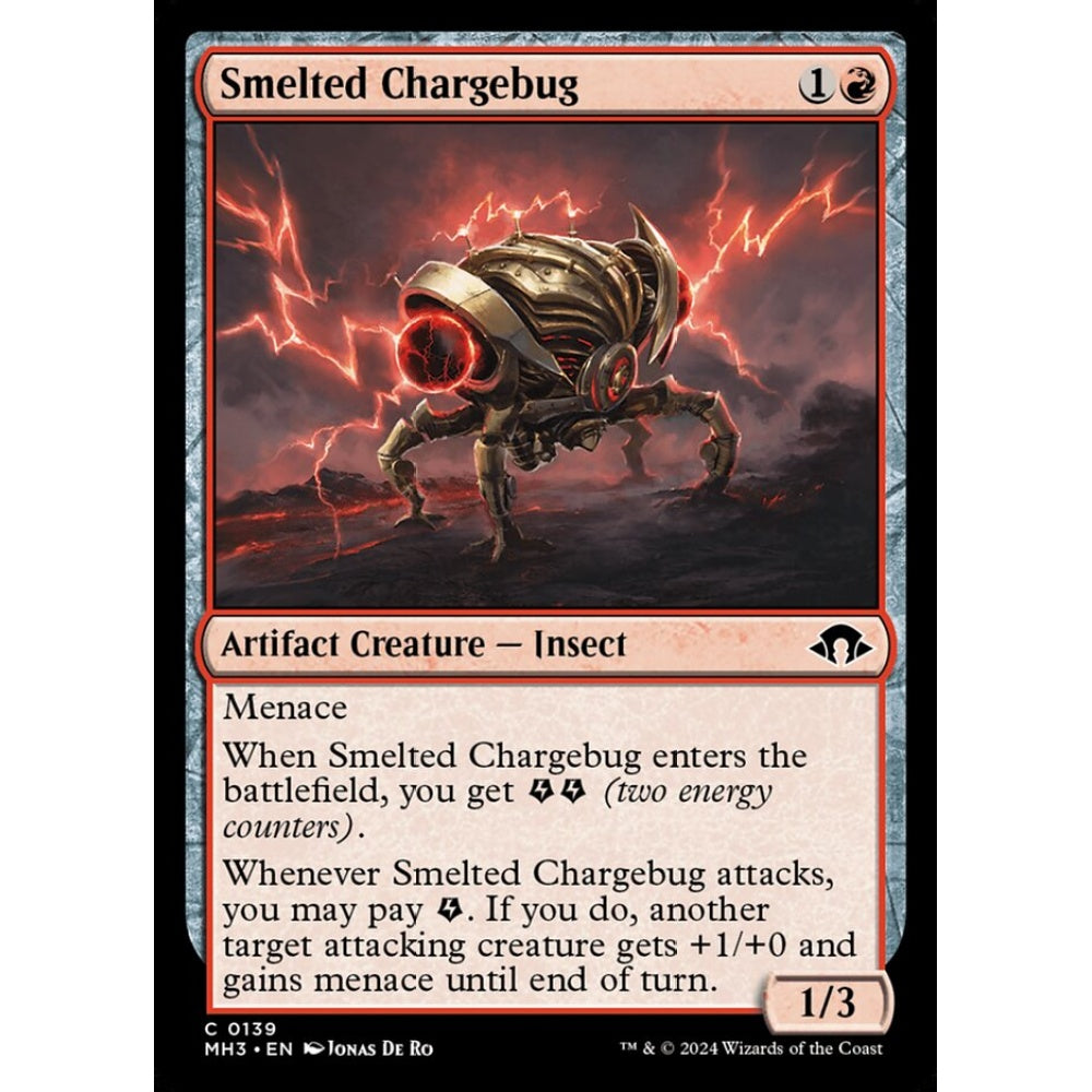 Smelted Chargebug, 139, common, Magic: The Gathering, Modern Horizons 3