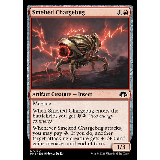 Smelted Chargebug, 139, common, Magic: The Gathering, Modern Horizons 3