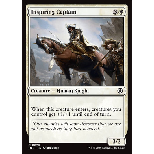 Inspiring Captain, 28, common, Magic: The Gathering, Innistrad Remastered