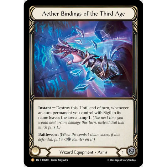 Aether Bindings of the Third Age, ROS163, Legendary, Flesh and Blood, Rosetta