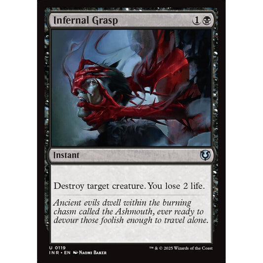 Infernal Grasp, 119, uncommon, Magic: The Gathering, Innistrad Remastered