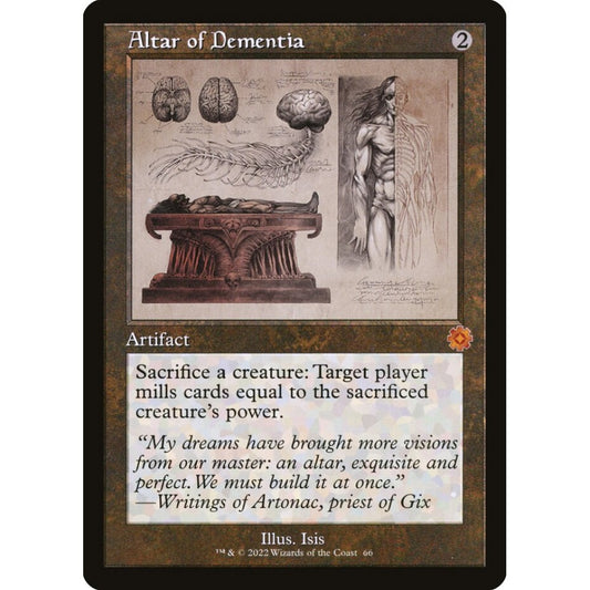Altar of Dementia mythic 66 Magic the Gathering The Brothers' War Retro Artifacts