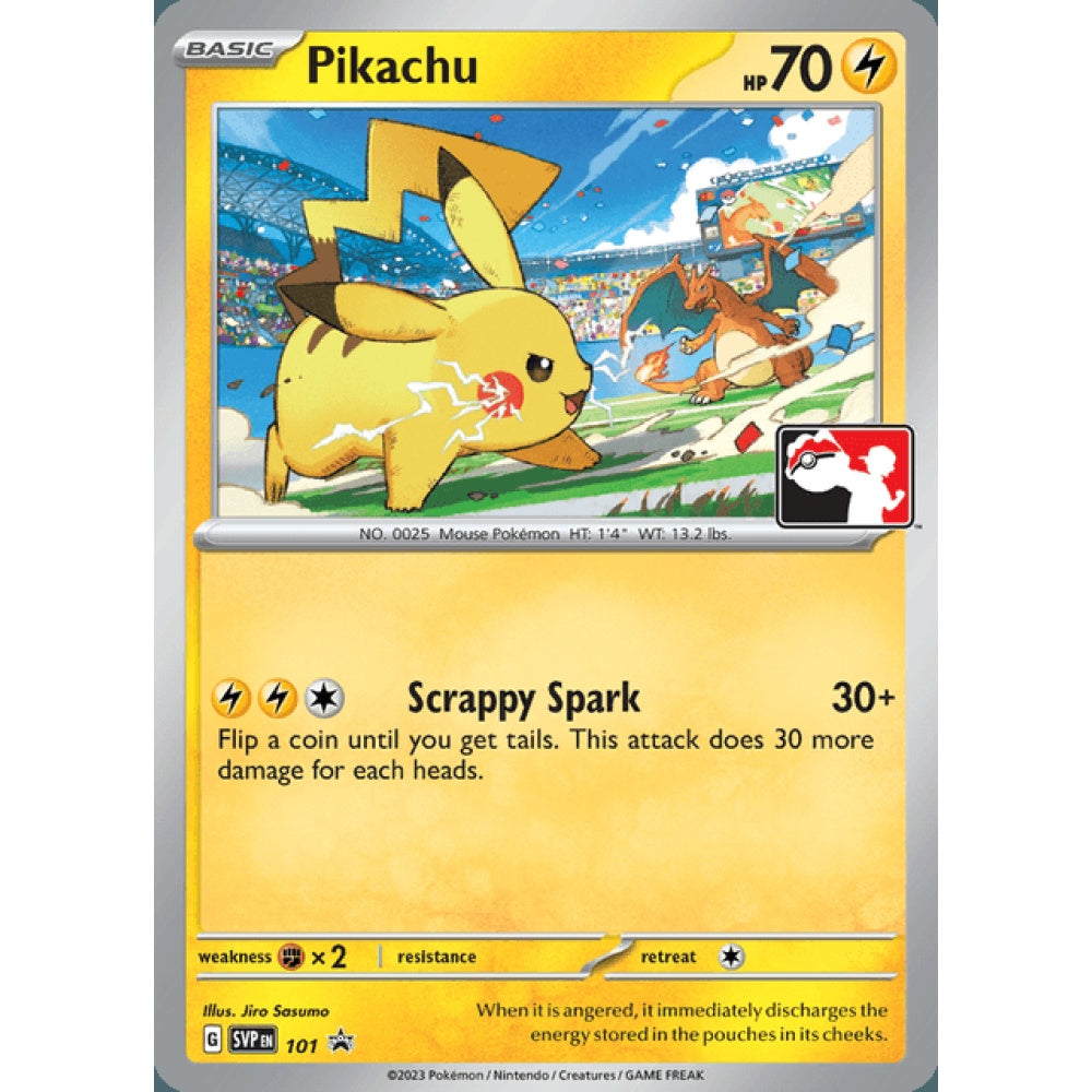 Pikachu Black Star Promo 101 Pokemon Card Game Scarlet & Violet Promos