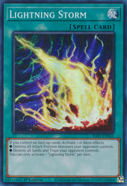 Lightning Storm RA01-EN061 Ultimate Ultimate Rare Yu-Gi-Oh 25th Anniversary Rarity Collection in Art