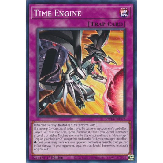 Time Engine ROTA-EN072 Common Common Yu-Gi-Oh Rage of the Abyss in Art
