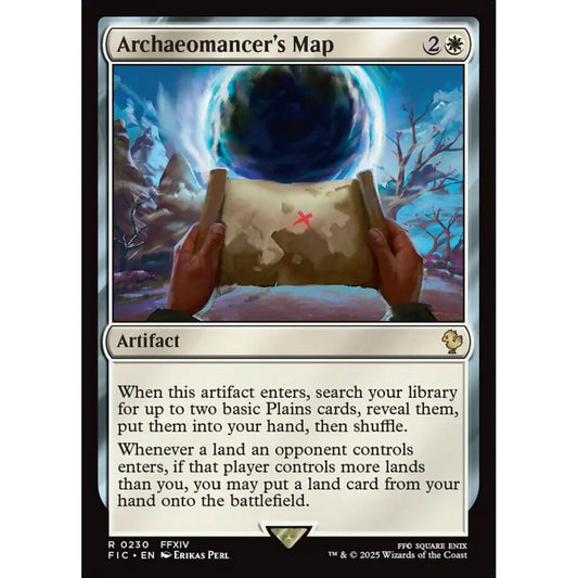 Archaeomancer's Map rare 230 Magic the Gathering Final Fantasy Commander