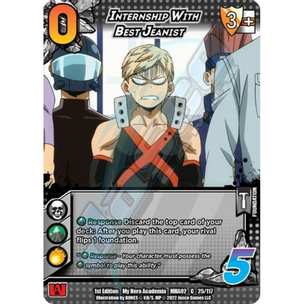 Internship With Best Jeanist, 25/117, C, UniVersus, MHA02 Crimson Rampage