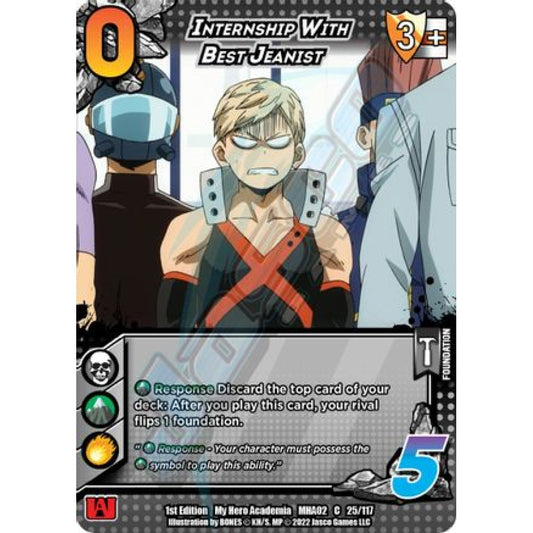 Internship With Best Jeanist, 25/117, C, UniVersus, MHA02 Crimson Rampage