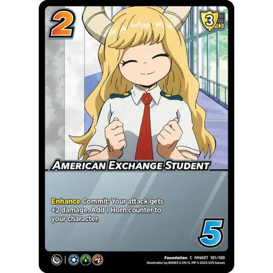 American Exchange Student, 101/180, C, UniVersus, MHA07 Girl Power