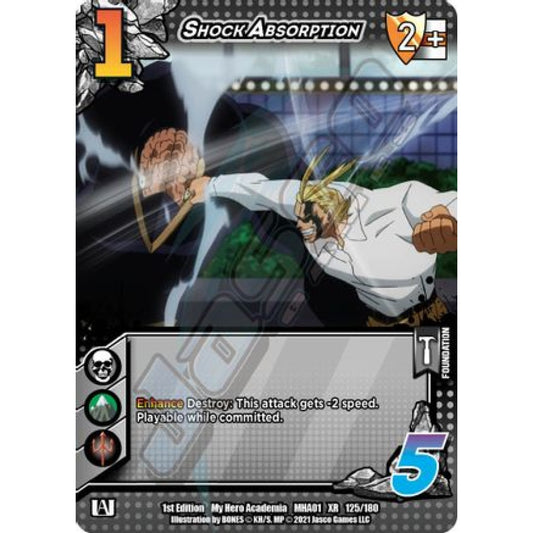 Shock Absorption, 125/180, XR, UniVersus, MHA01 My Hero Academia