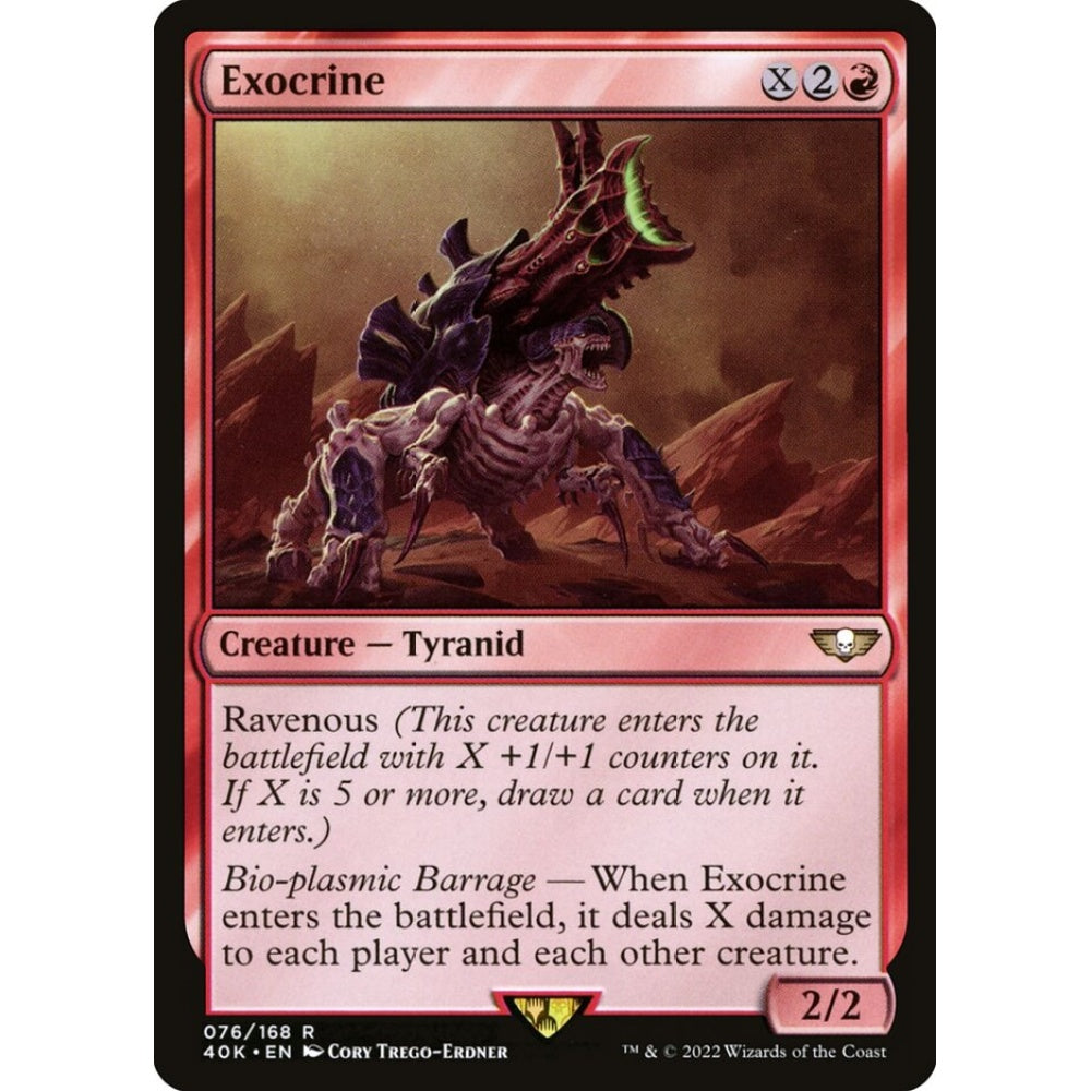 Exocrine rare 76 Magic the Gathering Warhammer 40,000 Commander