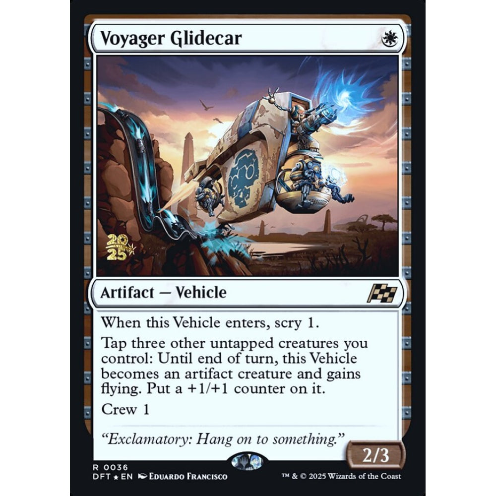 Voyager Glidecar rare 36s Magic the Gathering Aetherdrift Promos