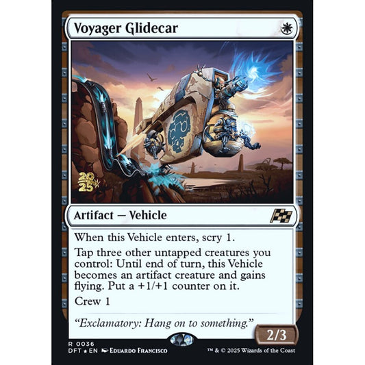 Voyager Glidecar rare 36s Magic the Gathering Aetherdrift Promos