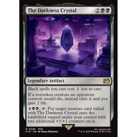 The Darkness Crystal rare 96 Magic the Gathering Final Fantasy