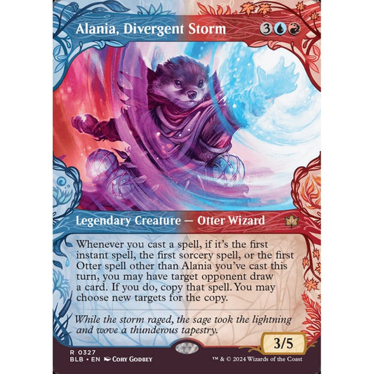 Alania, Divergent Storm, 327, rare, Magic: The Gathering, Bloomburrow
