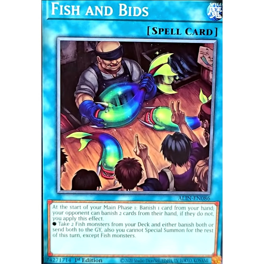 Fish and Bids ALIN-EN086 Common Common Yu-Gi-Oh Alliance Insight